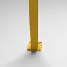 Rhino Rails 43in Guardrail Column with Offset Baseplate